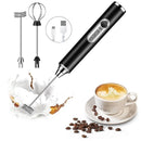 Batidor Eléctrico Portátil 2 en 1 Recargable para Café, Bebidas y Espuma
