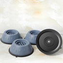 Kit de 4 Soportes Antivibración para Lavarropas Base Antideslizante